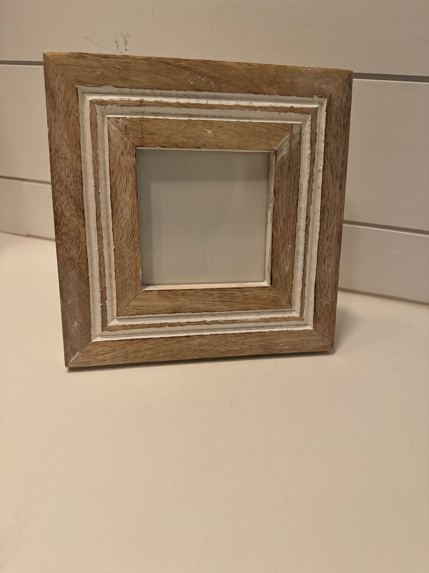 Mango wood 4”x4” picture frame