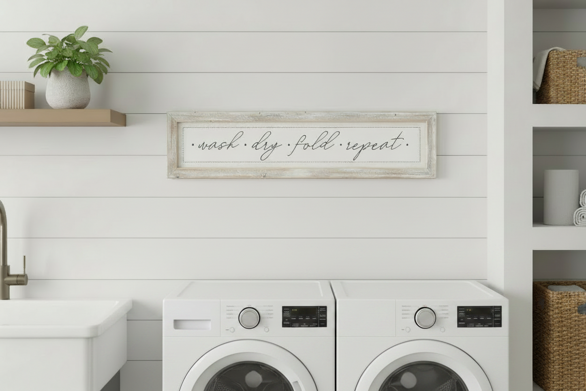 Laundry/Kitchen Wooden Sign