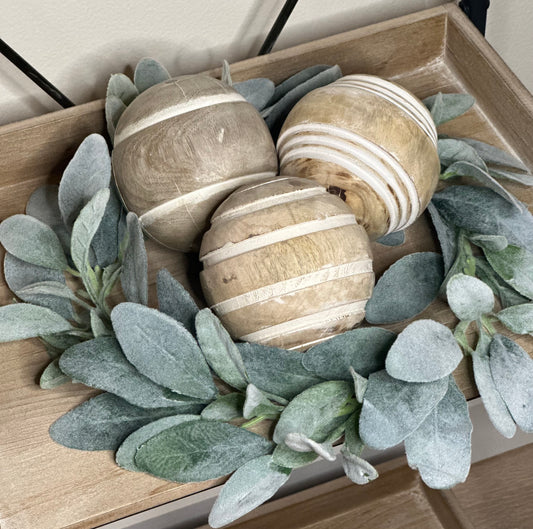 Mango wooden balls 4”