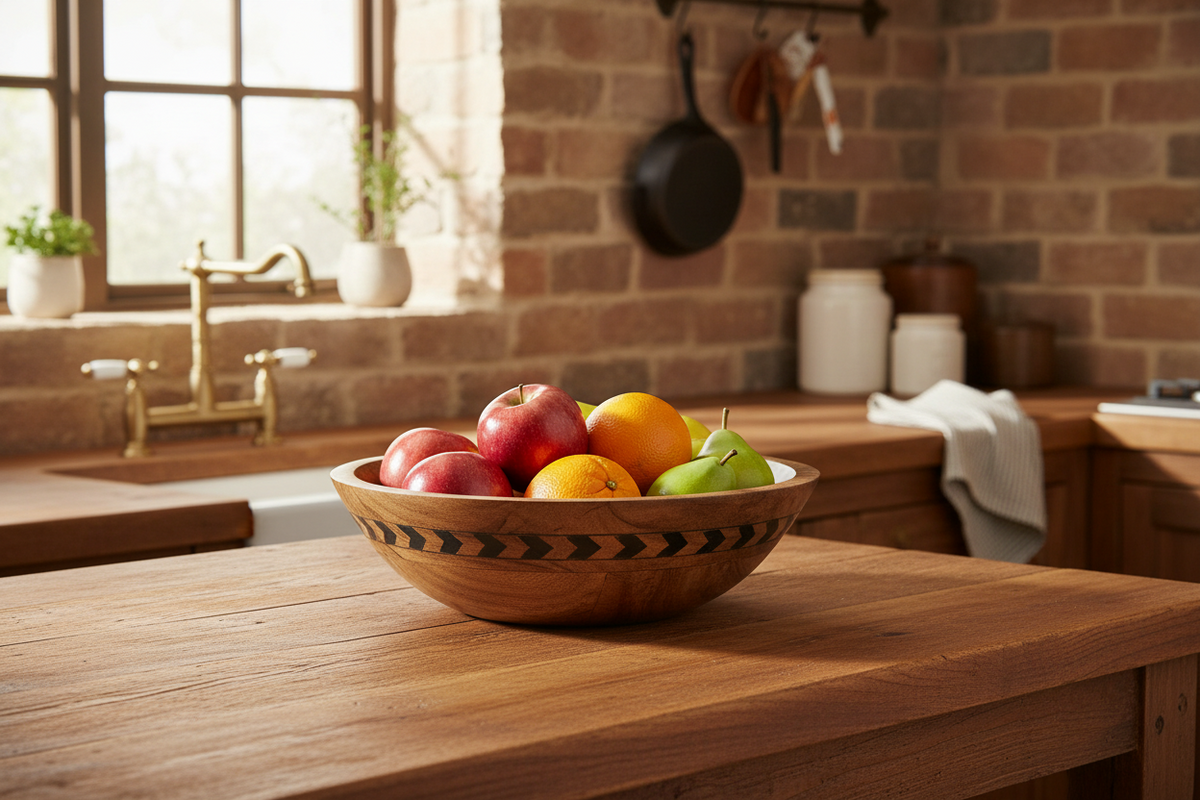 Southwest Wooden Bowl