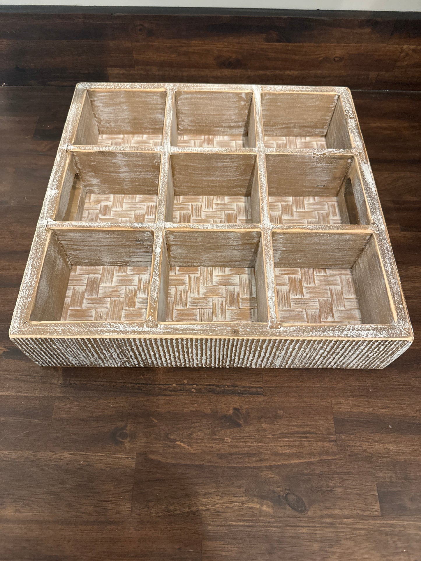Bamboo tray organizer