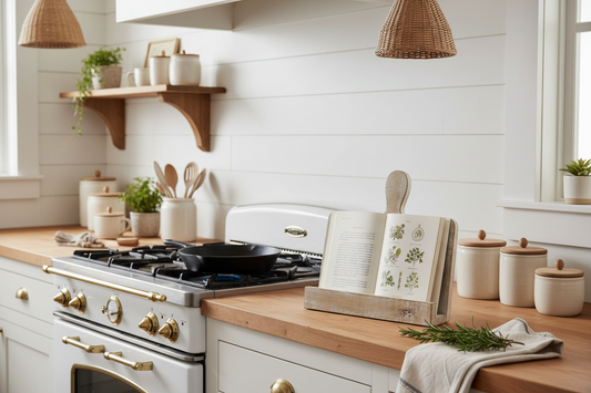 Wooden Cook Book Holder
