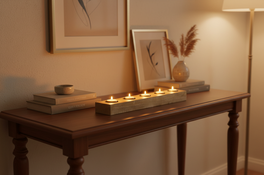 Wooden Tea Light Holder
